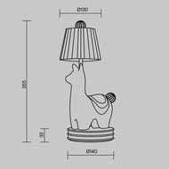 ���������� ���������� Maytoni Senor Alpaca (����� �������) MOD377TL-L5W3K, 3000K, 7��, 120�, IP20, LED, �����