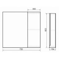 �������-���� COMFORTY ʸ���-75 (730�800�140) ���������, ��� ������ 00004149061