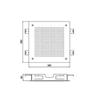 ������� ��� Almar Velvet Rain 380�380��, ������������, 1 �����, ����: ������ ������� E044279.MB