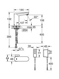 ��������� Grohe EuroSmart Cosmopolitan E 36325001 ��� ����������� �������������, �� �����������