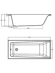 ����� ��������� Cersanit LORENA (1600�700�445) �������������, ����� 63322