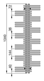 ����������������� �������� Zehnder Yucca YS-50-130 CR �������