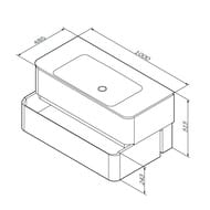 ����� ��� �������� AM.PM Sensation ���������, 100��, ����, ���������������� M30FHX1002NF