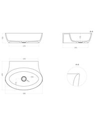 �������� SALINI Alda Wall 01 (580�450�150) ���.������ S-Stone,���������,�������,������ 140321MF