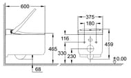 ������-���� Grohe Sensia Arena 39354SH1 (375�459�600) ��������� (� �������� plasma cluster) �����