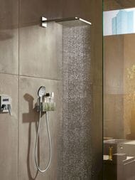 Верхний душ Hansgrohe Raindance E 300 1jet с настенным держателем, полированное золото 26238990 — изображение 4