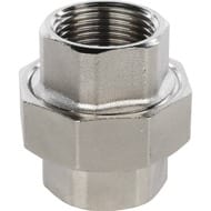 Американка STOUT 1"ВВ, прямая, никелированная SFT-0034-000001
