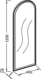 ������� Jacob Delafon Allure EB1464-S06 1200�400 �������, ���������, �������.���� �����-����� �����