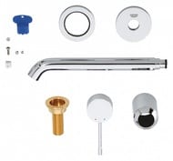 Смеситель Grohe Essence 19967001 для раковины на два отверстия, встраиваемый, внешняя часть