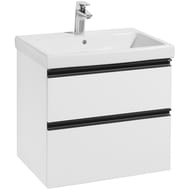 Тумба под раковину Roca Domi 60 (585x453x515) 2 ящика, белый глянец A857458806