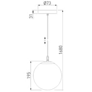 ������� ��������� ���������� Elektrostandard Sfera a061035, �����