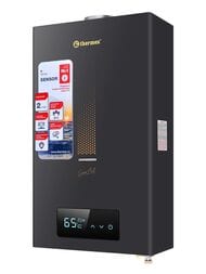 Газовая колонка Thermex Sensor S 20 MD (610х350х185) электрон.розжиг,сенсорн. упр.,10л/мин,Art Black