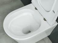%$ Унитаз подвесной Ceramicanova Forma 480х370х330 безободковый, сиденье микролифт, крепеж CN3011