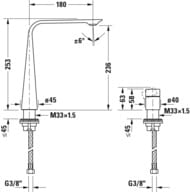    Duravit D.1 XL , -,  D11130009010