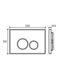 ������� ����� Aqueduto CIRCULO ������������ ����������, ABS-�������, ������� ����, ����� ��. CIR0110