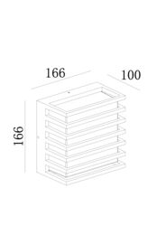 ��������� ���������� Maytoni Downing Street (������� �����) O020WL-L10B4K, 3000� 10�� IP 65, ������