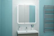 Зеркало-шкаф Континент ELLIOTT 1000х800 LED подсветка, датчик движения, розетка