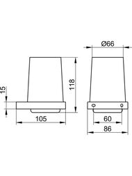 ������ � ��������� ���������� Keuco Edition11 ��������/������ ������� 11150379000