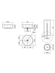 �������� ��������� Antonio Lupi Albume10 480�480�205��, ��� ��������, ������ ������, Cristalmood