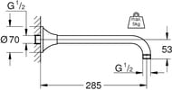 ��������� ��� �������� ���� Grohe Grandera 27986IG0 ����/������