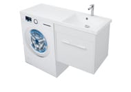 Раковина-столешница Aquanet Нота 120 1200х480 для установки над стир. машиной,правая 239568