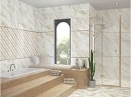 Плитка настенная Eletto Calacatta Oro (242х700) Wood ректификат, бежевая (шт.)