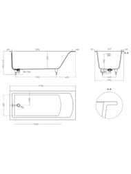 ����� ������������ Salini Cascata Kit (1796�795�600) ���.������, S-Stone, ������ ������� 104523MF