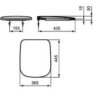 Cиденье для унитаза Ideal Standard i life A микролифт, дюропласт, белый T481301