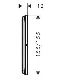 �������-������������� ���������� Hansgrohe ShowerSelect Comfort E 15573140 ����.�����, ����.������