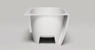 Ванна пристенная Salini Sofia Corner L 102525M 1700х850х590 угловая, S-Stone белый матовый