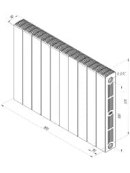 �������� ��������������� RIFAR SUPReMO Ventil 500 VR (575�800�90) 10 ������, 2020��, �����,�� ������