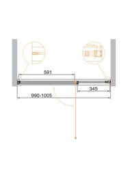 ������� ����� CEZARES URBAN-B-12-100-C-NERO (990-1005x1950) ������ ����������, ������� ������ ���