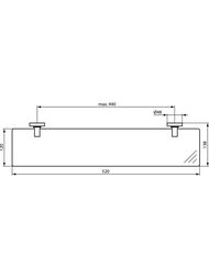 ������� Ideal Standard IOM A9124XG 520��, ������, ������ �������/������ �������