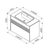 ����� ��� �������� AM.PM Func 1002�685�489 ���������, 2 �����, push-to-open, ����� ���. M8FFUX1002WM