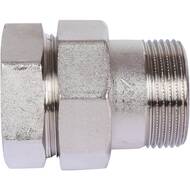 Американка STOUT 1.1/4"ВН, прямая, никель, уплотнение под плоскую прокладку, SFT-0045-000114