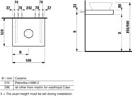 ���������� Laufen CASE 4.0511.1.075.463.1 (595�520�80) ��������� � ������, � ��������, ����� �������