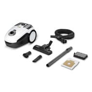 Пылесос KARCHER VC 2 для сухой уборки желтый/белый, 11981050/11980350