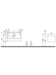 ����� ��� �������� Duravit Zencha 281�650�550��, ���� �����/������ ZE4810064800000