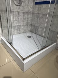Уценка! Поддон акриловый BelBagno (900х900х150) квадратный, белый TRAY-BB-A-90-15-W