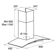 ������� JETAIR Tory P 90 INX (900�450) 700 �3/�, 140 ��, ����. ����� 68116912A