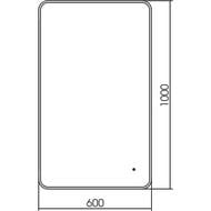 ������� Silver Mirrors Incanto (600�1000) �����., ����.������,������,�������. ���,�����.LED-00002558