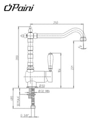 ��������� ��� ����� Paini Cox 221 ��, �������������, ���������� �����, ���� 78CR5881ANTKM