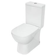 Унитаз компакт Sanita Luxe QUADRO Slim (640х353х825) сиденье из дюропласта, микролифт WC.CC/Quadro/2-SlimDM/WHT.G/S1