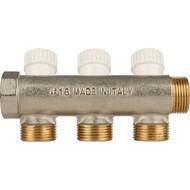 Коллектор распределительный STOUT 3/4", 3 отвода 3/4"ЕК SMB 6851 343403