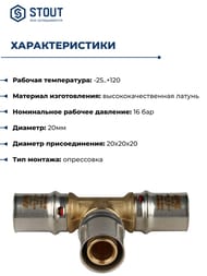 ������� STOUT 20�20�20 ��� ������������������ ���� ��������� SFP-0006-202020