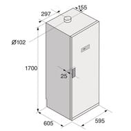 Сушильный шкаф ASKO DC7774V.W (1700х595х600) вентиляционный, загрузка 4 кг, белый