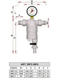 ������ FAR 1"�, 300���, ��� ��������, � ������. ��������, Max: 95 �C, 25 ��� , FA 39F3 1