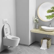 Унитаз-биде электронный Swedbe Smart 460х510х660 подвесной, подсветка, белый 0505