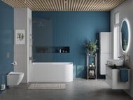 Ванна акриловая BelBagno BB712-1700-730-L (1700х730х580) угловая, левая, белый