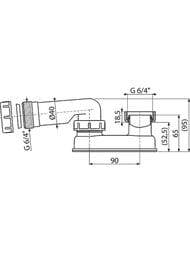   Alcaplast A53, , 1 1/2", 1 3/4" (   )